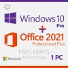 Windows 10 Pro + Office 2021 (9.1gb) | SearchEthio